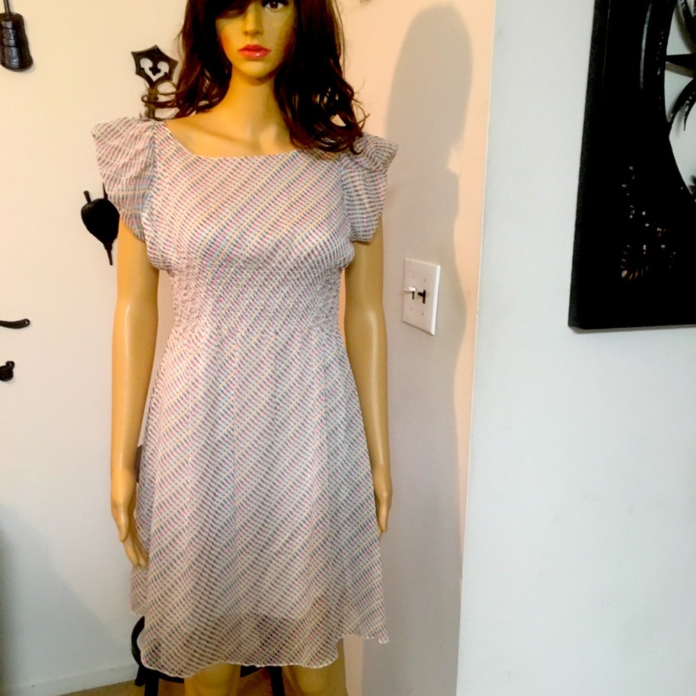 Angel Eye Colorful Print Dress M/L